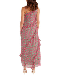 Minkpink Grace One Shoulder Maxi Dress