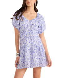 Minkpink Evelyn Puff Sleeve Mini Dress