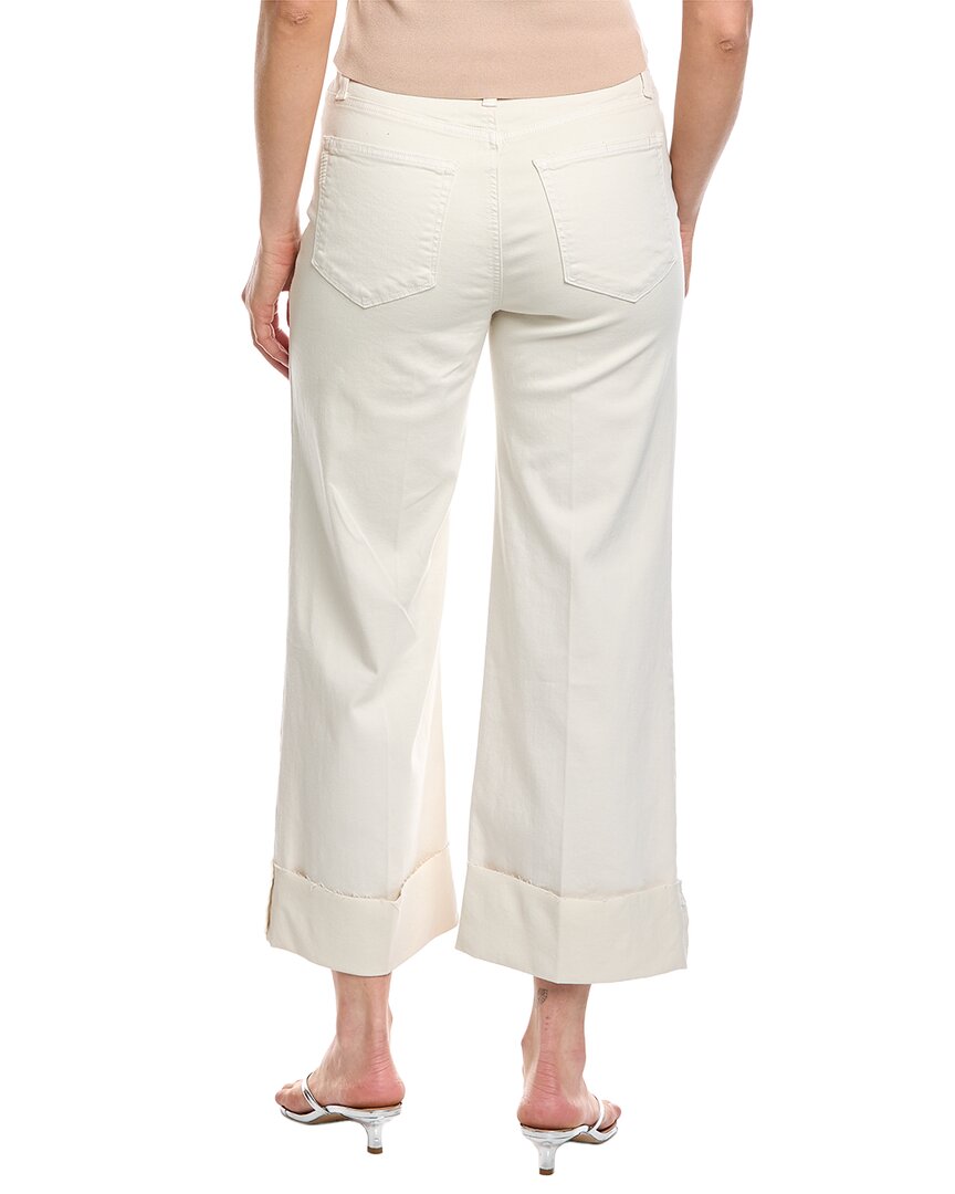 Paige Connie Crop Wide Cuff Neutral Jean