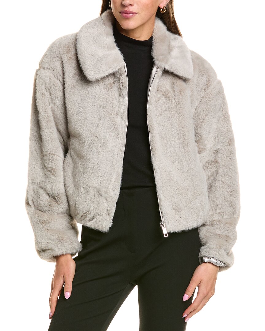 CeCe Cece Zip Front Short Blouson Jacket