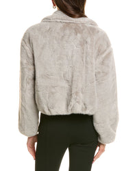 CeCe Cece Zip Front Short Blouson Jacket