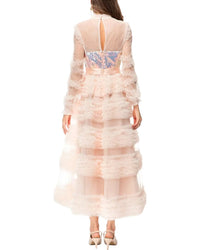 Burryco Pink Maxi Dress
