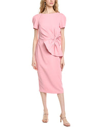 Badgley Mischka Side Bow Cocktail Dress