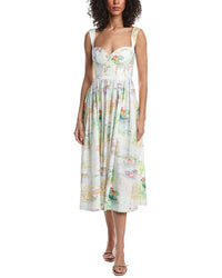 Yumi Kim Brigette Linen-Blend Midi Dress