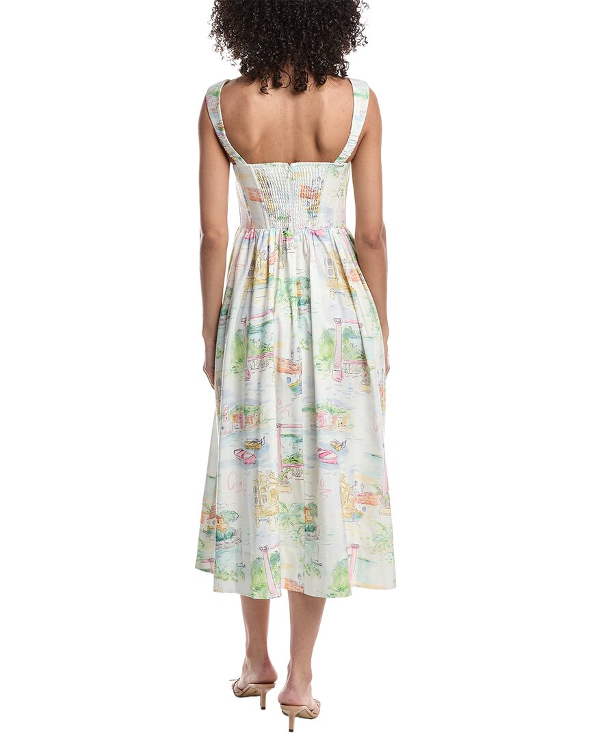 Yumi Kim Brigette Linen-Blend Midi Dress