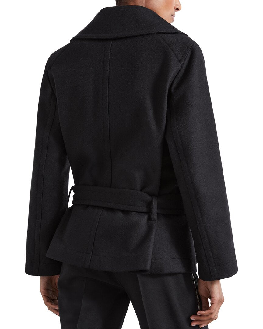 Reiss Ada Wool-Blend Short Coat