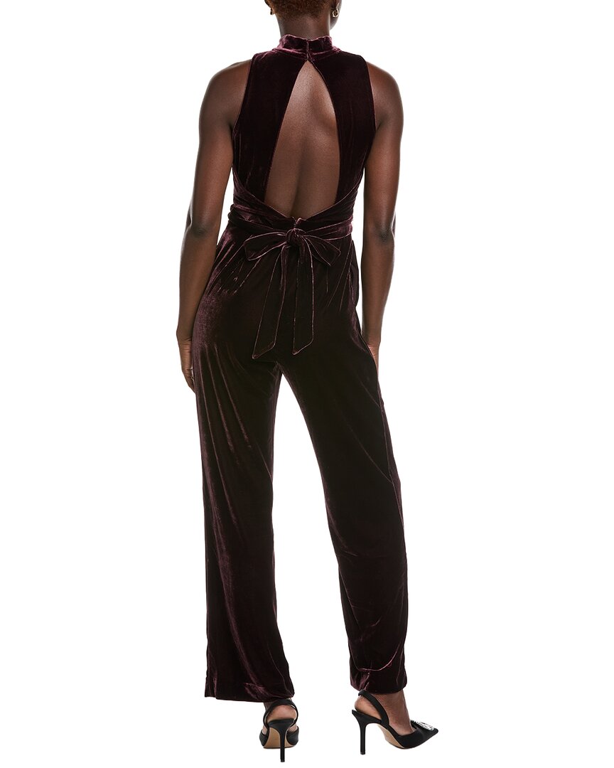 Reiss Dori Velvet Jumpsuit