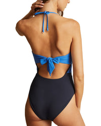 Reiss Daisy Halter Neck Swimsuit