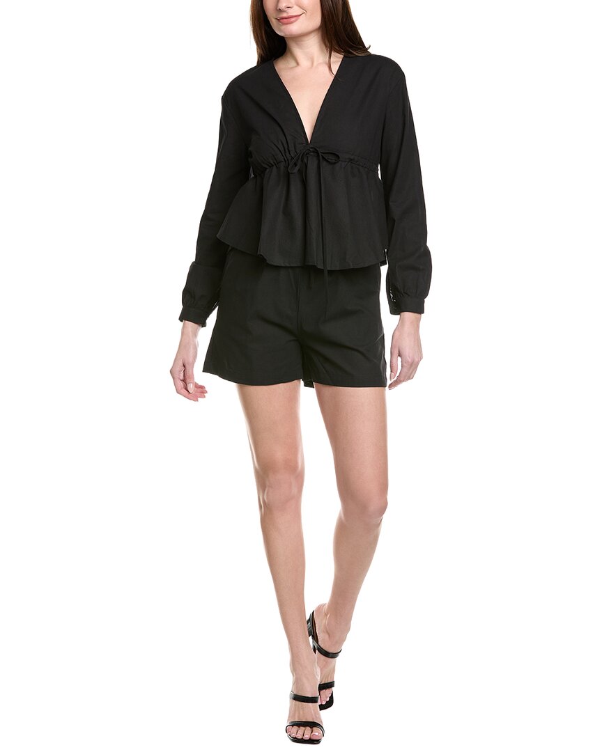 70/21 2Pc Long Sleeve Top & Short Set