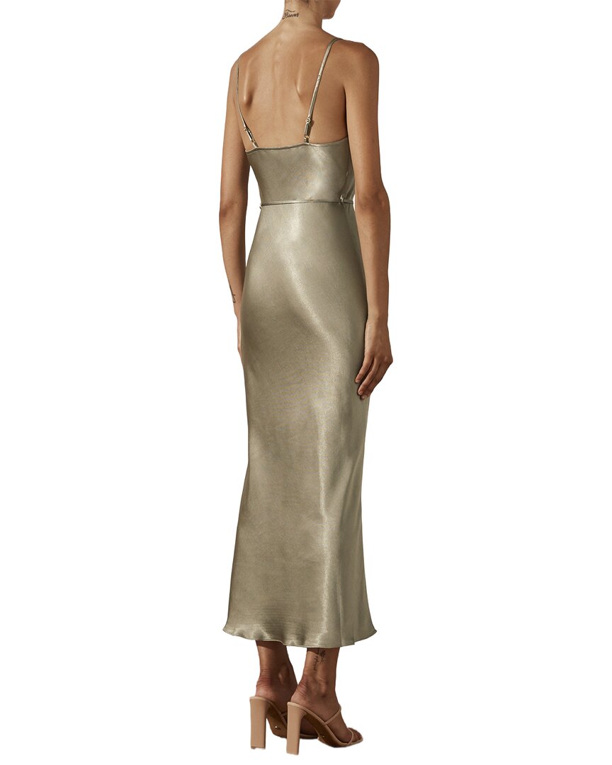 Shona Joy La Lune Bias Cowl Midi Dress