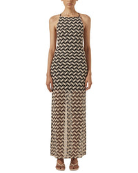 Shona Joy Noor High Neck Maxi Dress