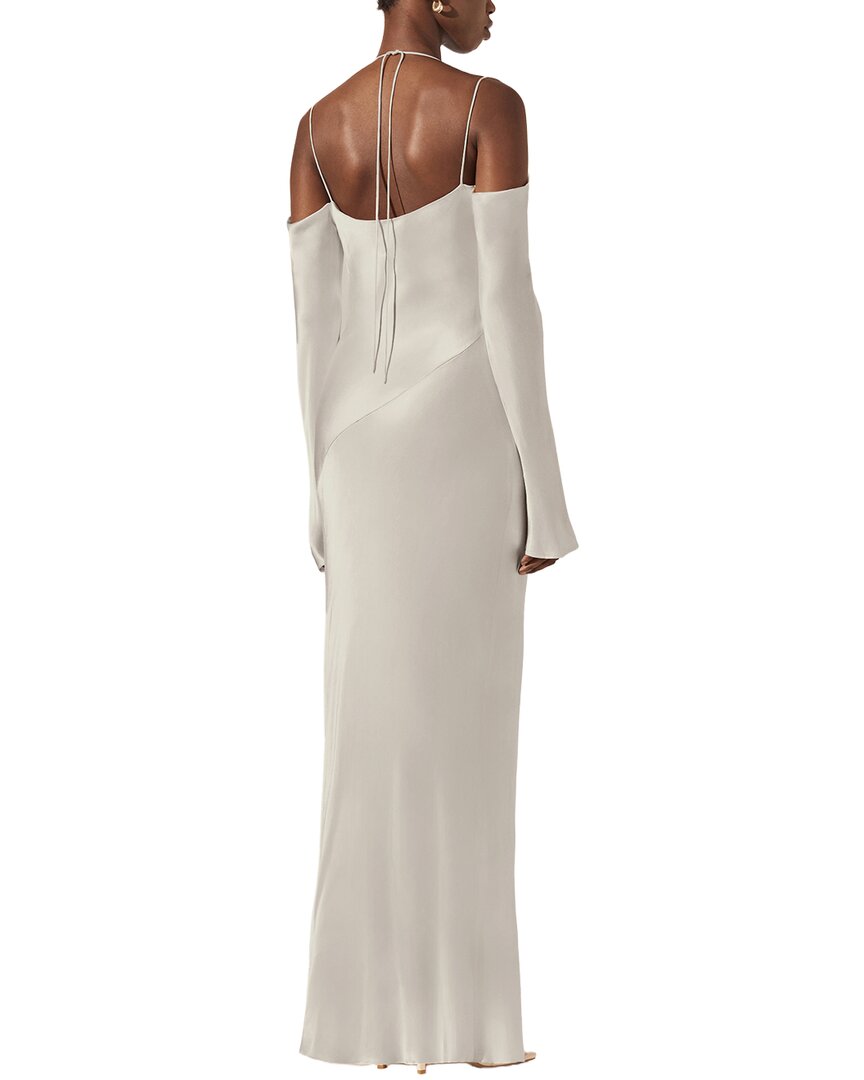 Shona Joy La Lune Off Shoulder Tie Maxi Dress