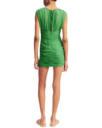 Shona Joy Blair Paneled Gathered Mini Dress