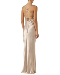 Shona Joy La Lune Lace Back Maxi Dress