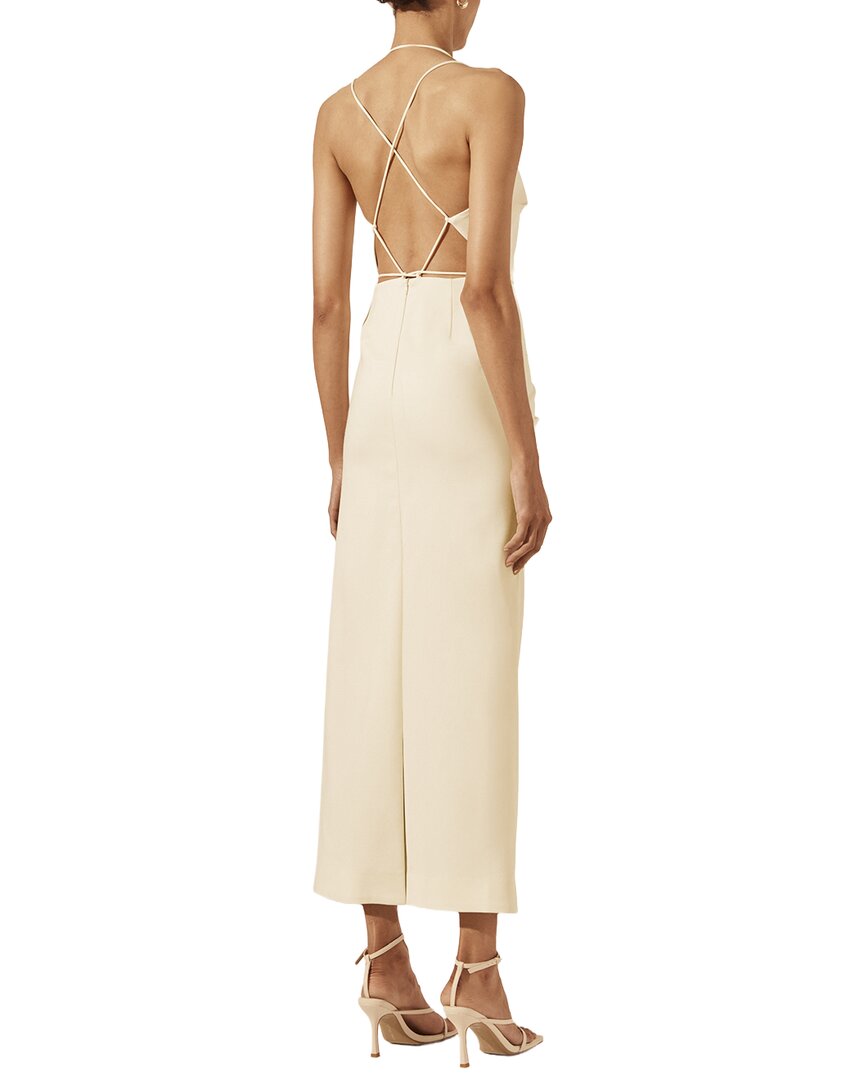 Shona Joy Lani Draped Cross Back Midi Dress