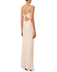 Shona Joy Beau Sleeveless Drawstring Maxi Dress