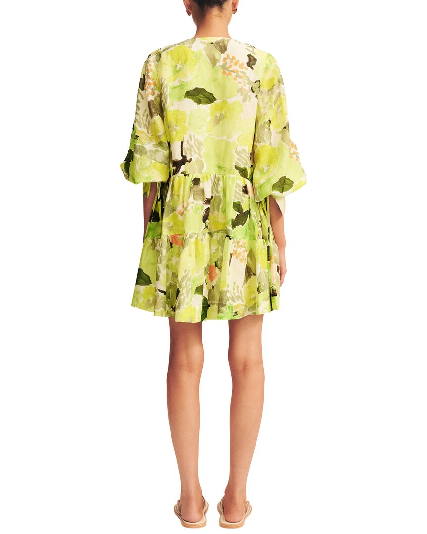 Shona Joy Roscoe Tiered Linen-Blend Mini Dress