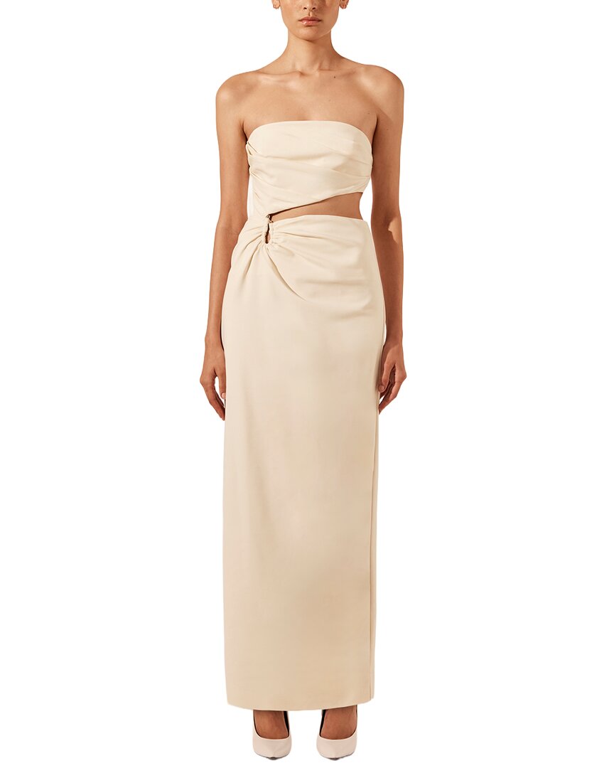 Shona Joy Lani Strapless Cut Out Maxi Dress
