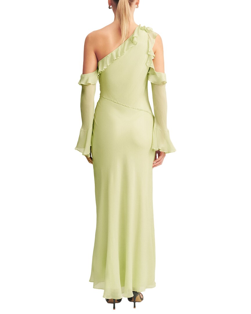 Shona Joy - Torres Long Sleeve Ruffle Maxi Dress - Margarita