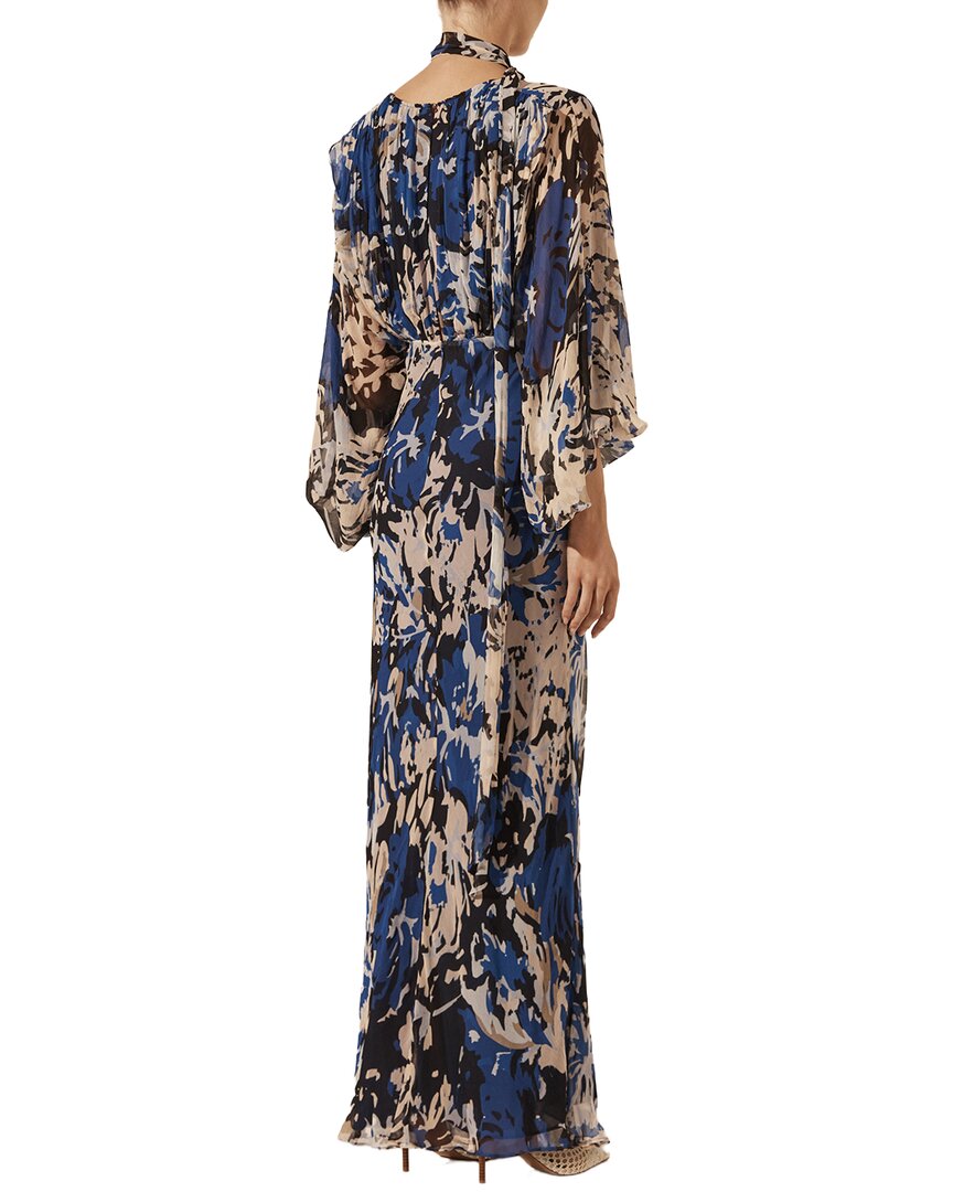 Shona Joy Olea Plunge Balloon Sleeve Maxi Dress