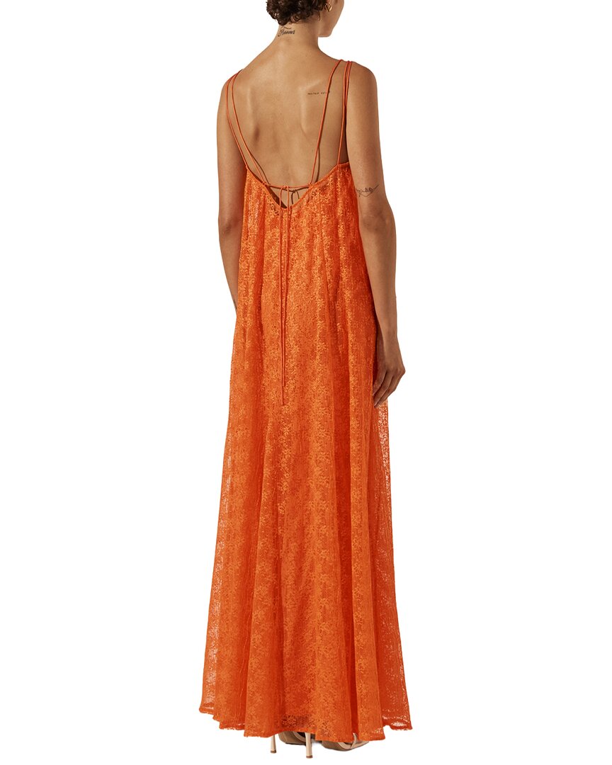 Shona Joy Sol Lace Plunged Maxi Dress