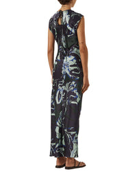 Shona Joy Franco Silk Side Split Maxi Dress