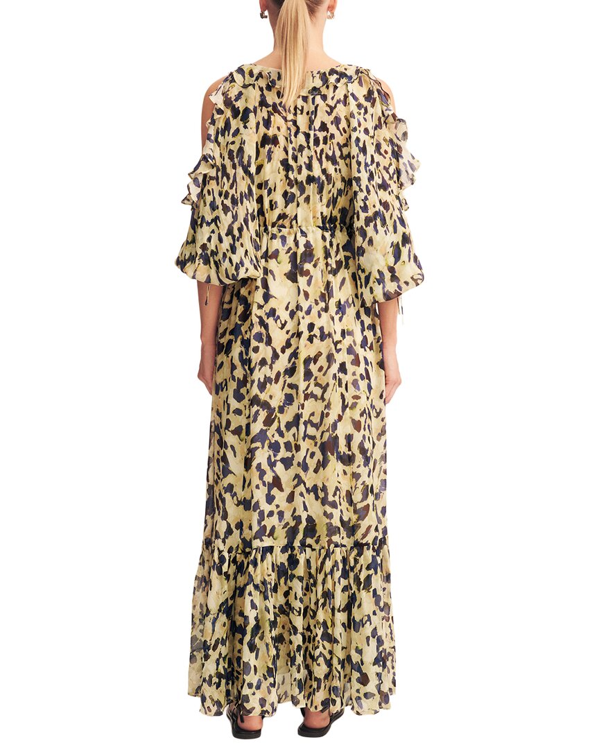 Shona Joy Kinetic Ruffle Drawstring Maxi Dress