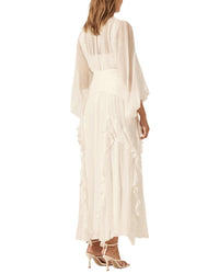 Shona Joy Shona Joy Margot Round Neck Balloon Sleeve Maxi Dress