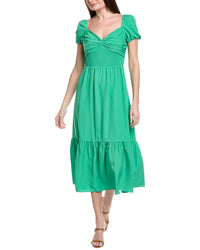 Adrianna Papell Short Sleeve Midi Dress