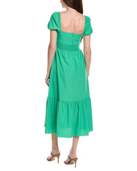 Adrianna Papell Short Sleeve Midi Dress