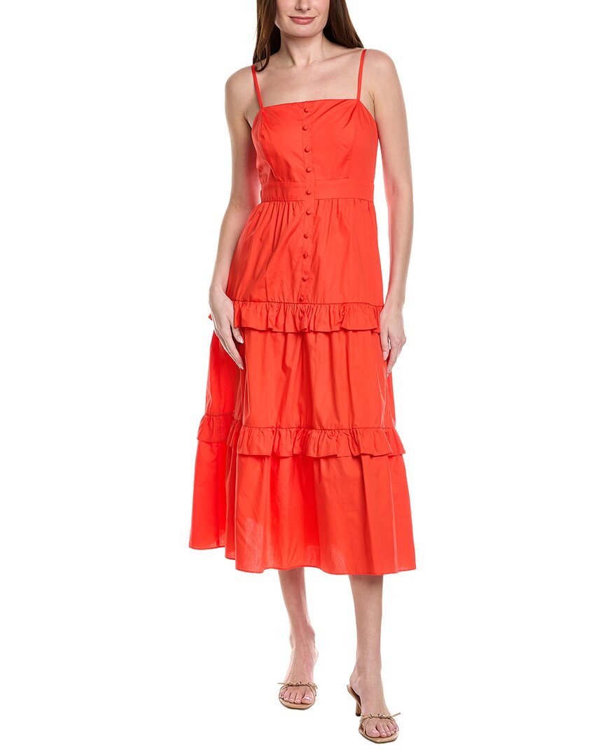 Adrianna Papell Smocked Midi Dress