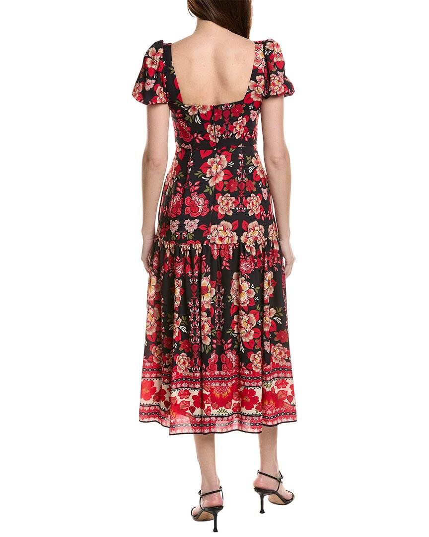 Adrianna Papell Short Sleeve Midi Dress