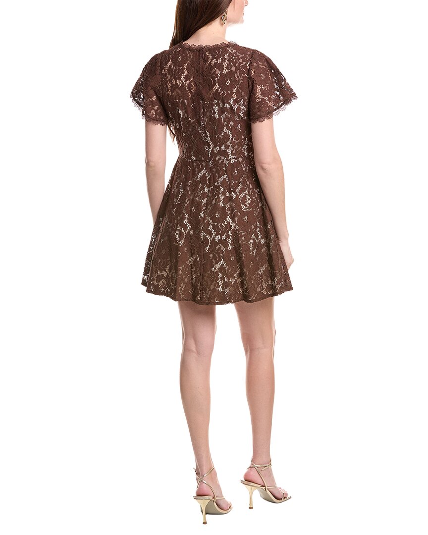 Adrianna Papell Lace Mini Dress