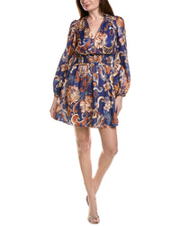 Adrianna Papell Long Sleeve Mini Dress