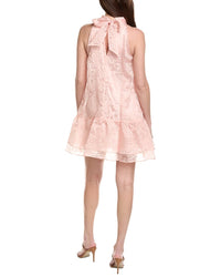 Adrianna Papell Burnout Trapeze Mini Dress