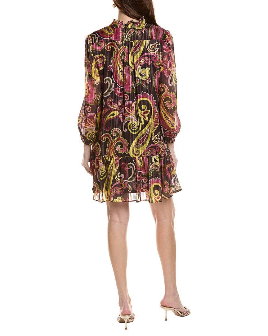 Adrianna Papell Long Sleeve Mini Dress