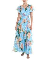 Hutch Hutch Rhetta Maxi Wrap Dress