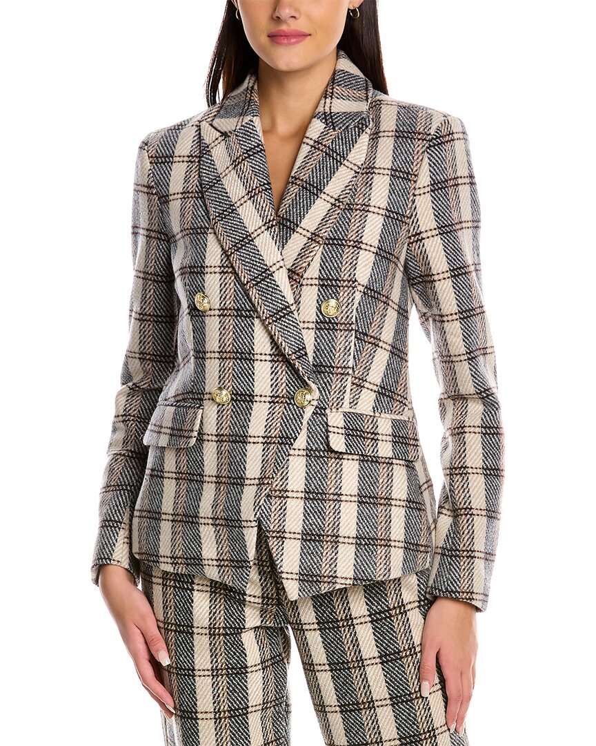 Alexia Admor Alexia Admor Classic Double-Breasted Wool-Blend Blazer