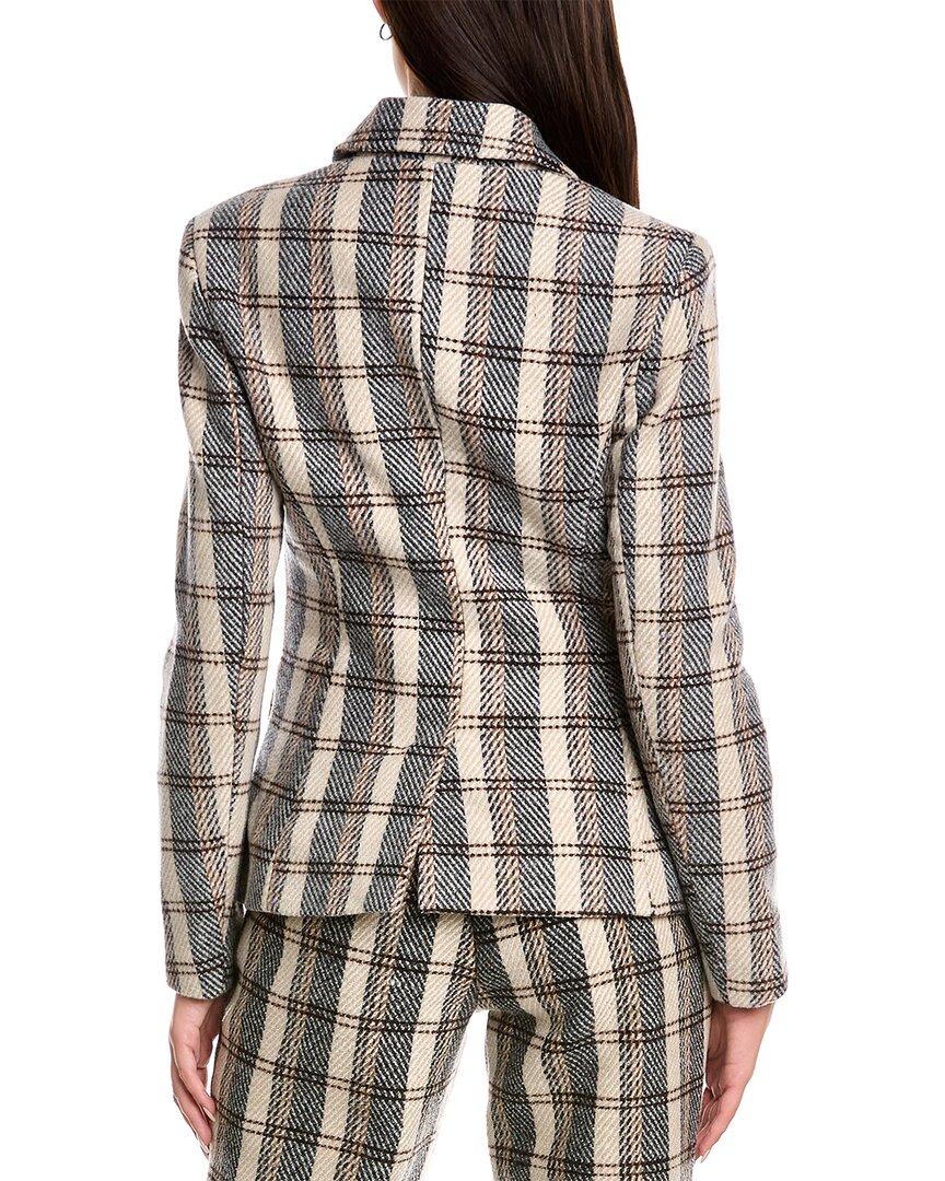 Alexia Admor Alexia Admor Classic Double-Breasted Wool-Blend Blazer
