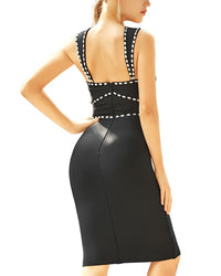 Amina Glam Embellished Mini Dress