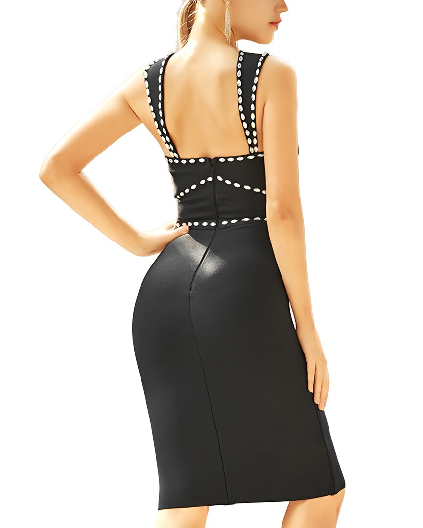 Amina Glam Embellished Mini Dress