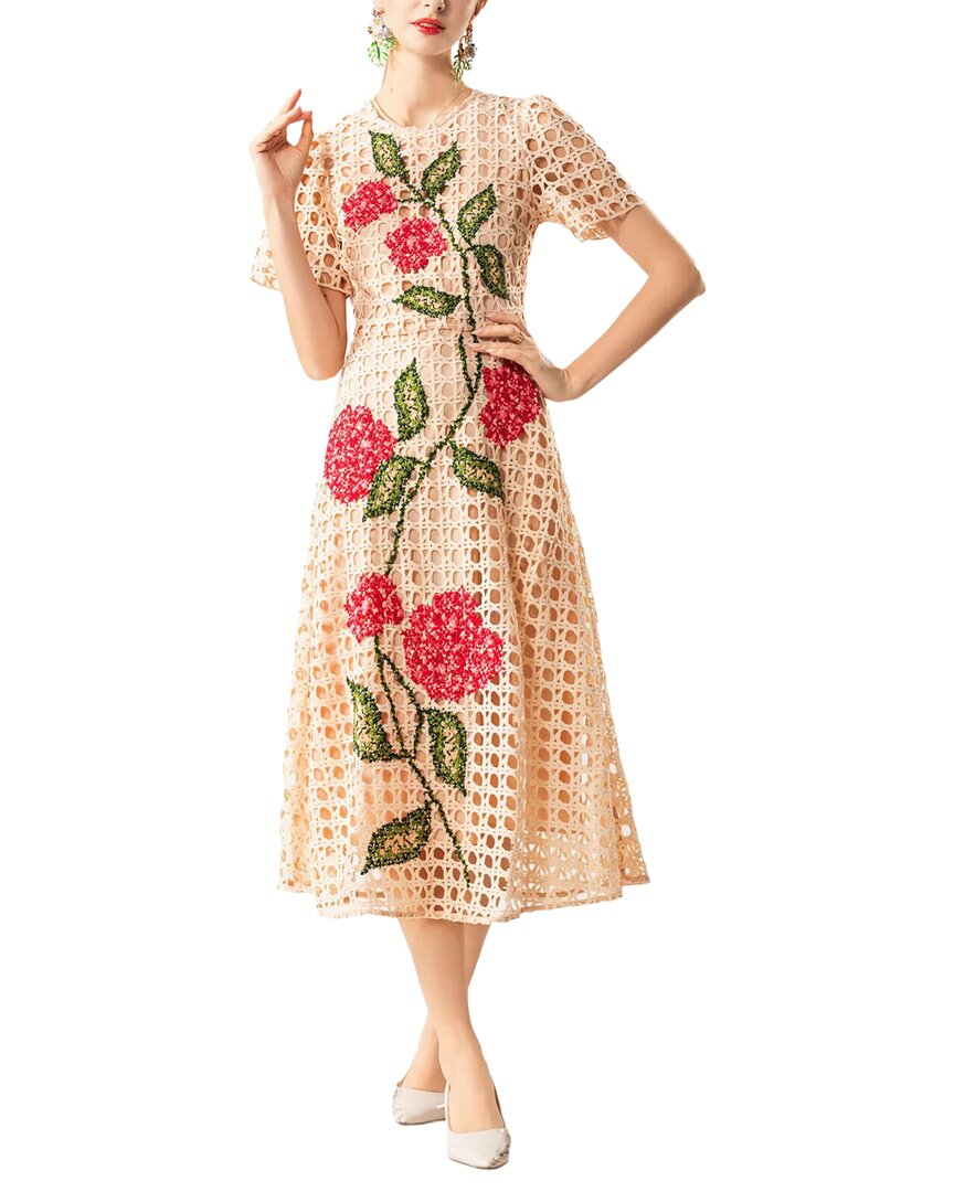 Burryco Short Sleeve Midi Dress