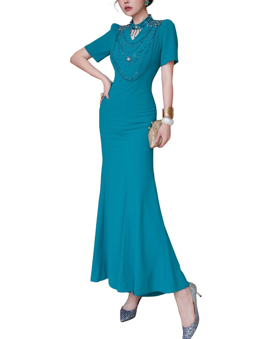 Burryco Short Sleeve Maxi Dress