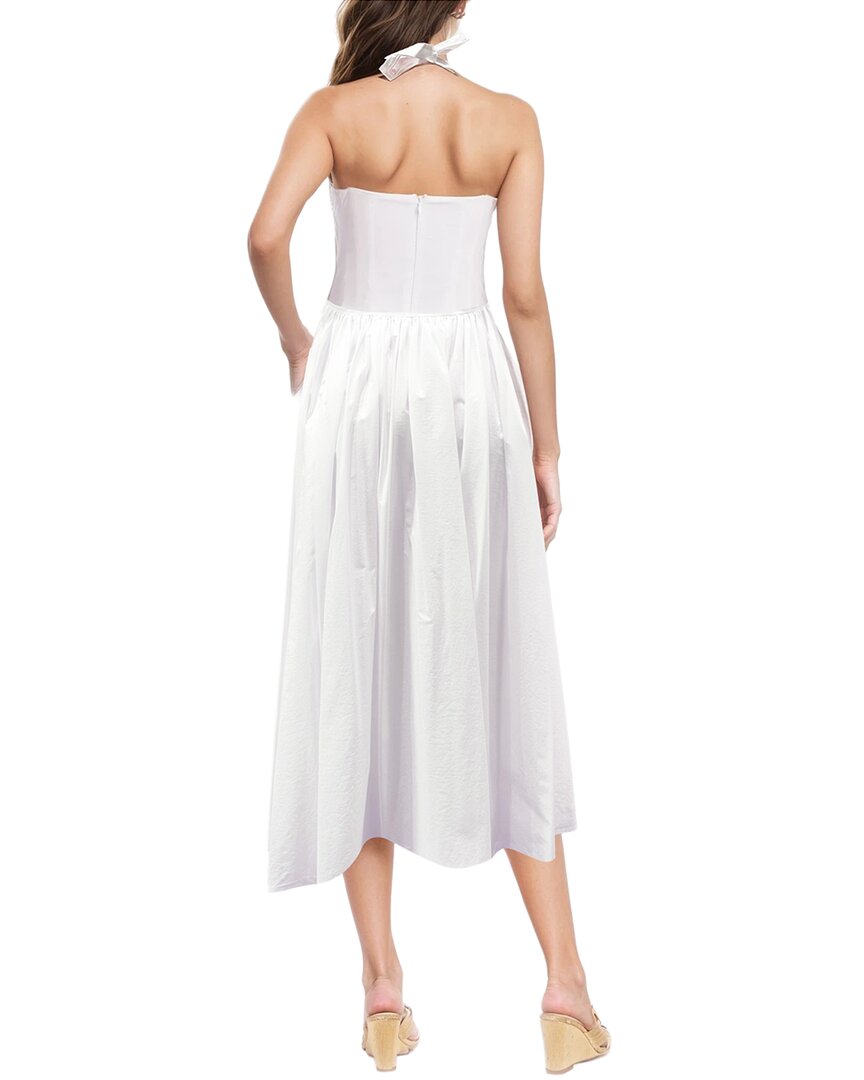 Jewel Badgley Mischka V-Neck Halter Dress