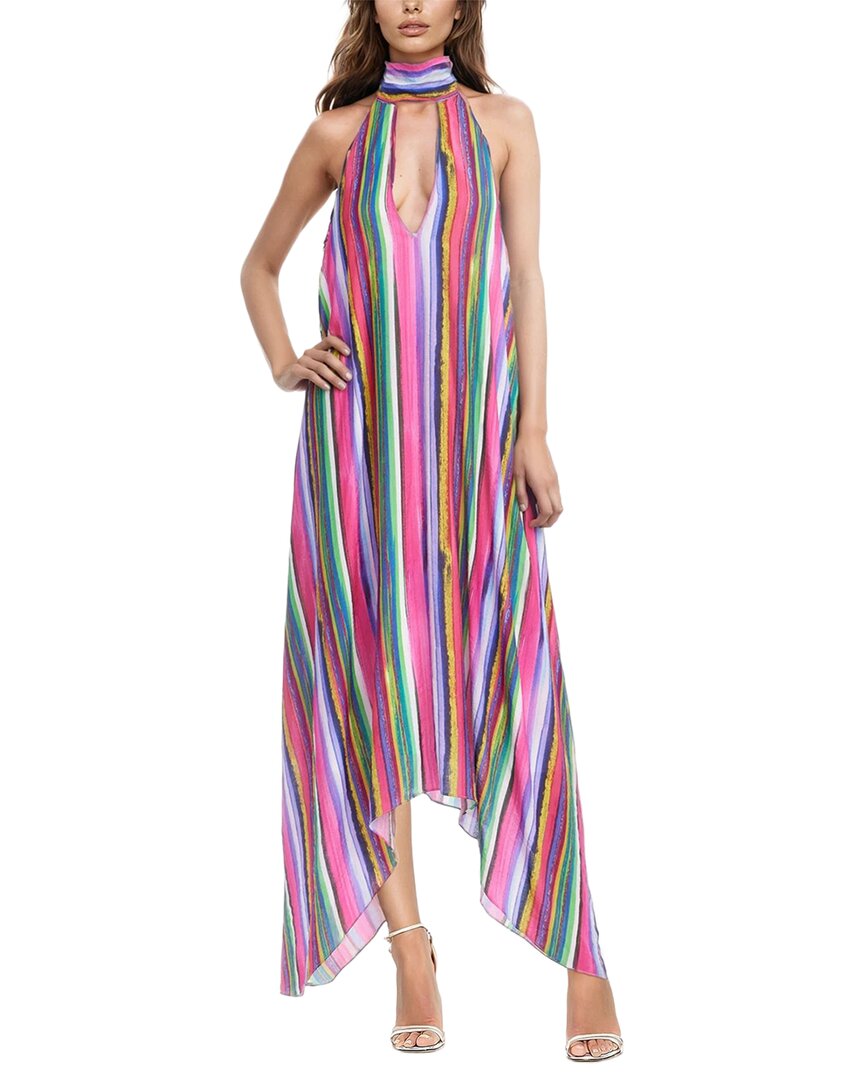 Jewel Badgley Mischka Stripe Flowy Dress
