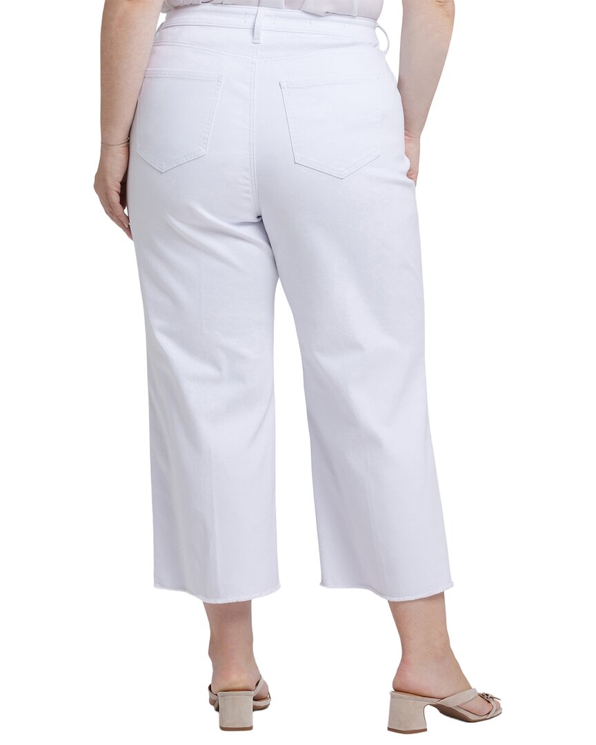 Nydj Plus Coco High-Rise Optic White Crop Jean