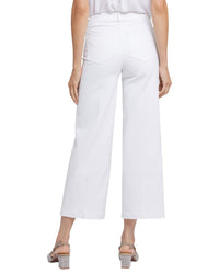 Nydj Petite Teresa Optic White Wide Leg Jean