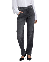 NYDJ Nydj Petite Brooke Vintage Noir Straight Leg Jean