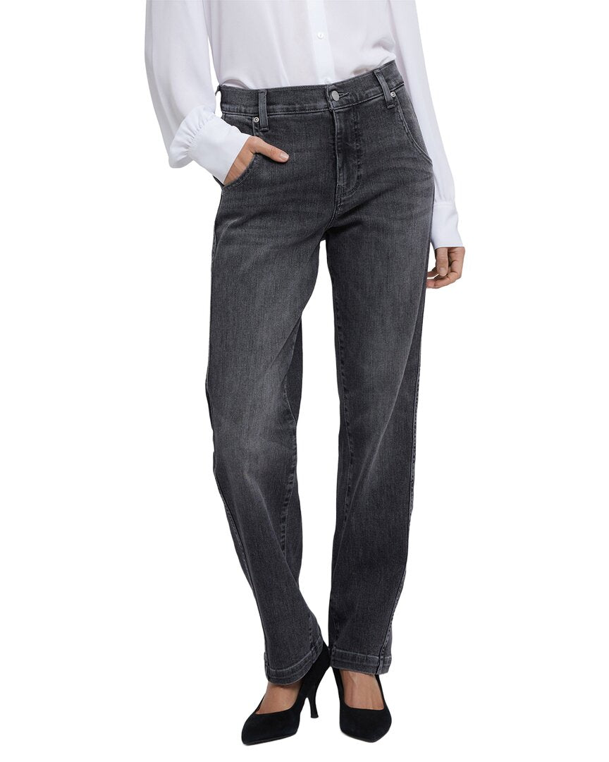 NYDJ Nydj Petite Brooke Vintage Noir Straight Leg Jean