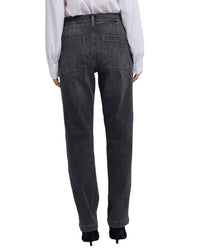 NYDJ Nydj Petite Brooke Vintage Noir Straight Leg Jean